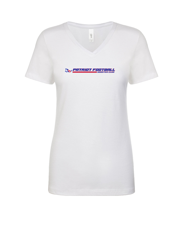 Patriot Football Booster Club Lines - Womens Vneck