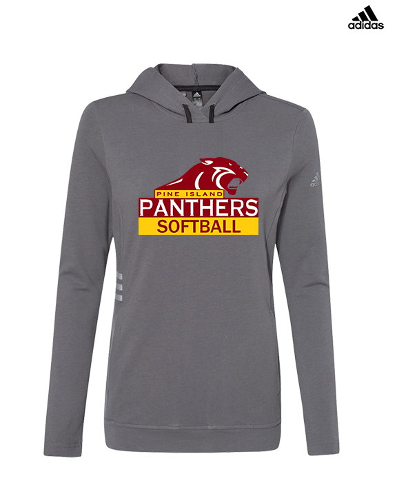 Pine Island HS Softball Logo - Womens Adidas Hoodie