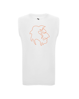 Apple Valley HS Football Devil Head - Compression Sleeveless Crew
