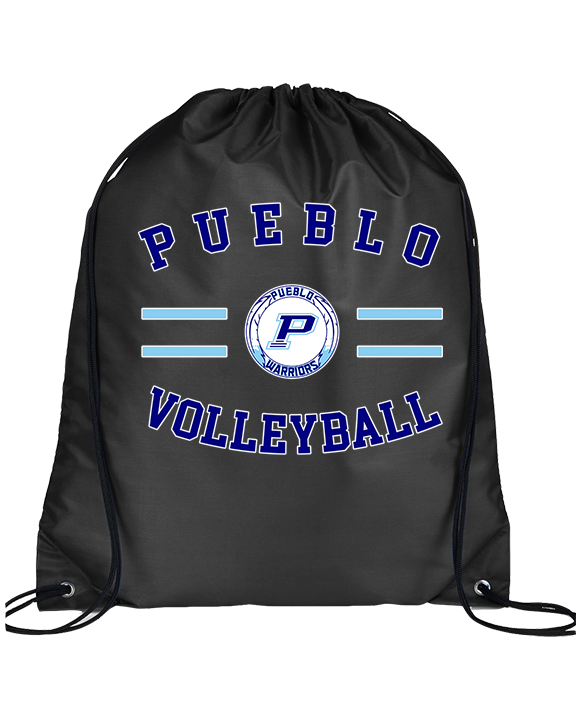 Pueblo HS Volleyball Curve - Drawstring Bag