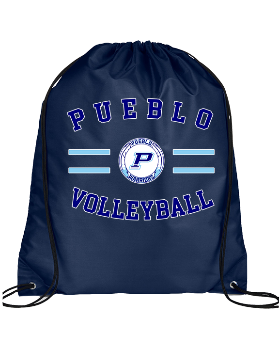 Pueblo HS Volleyball Curve - Drawstring Bag