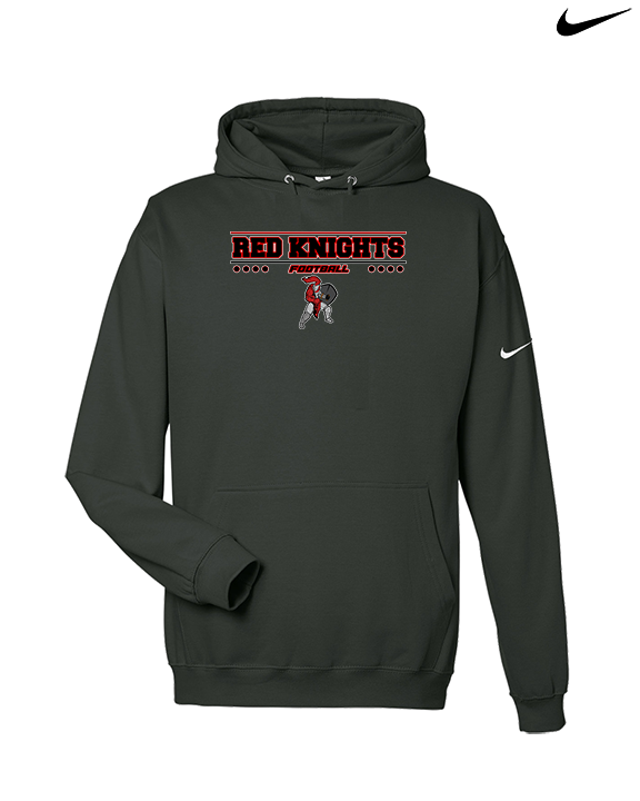 Reading HS Football Border v2 - Nike Club Fleece Hoodie