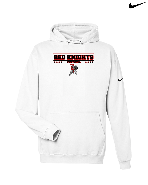 Reading HS Football Border v2 - Nike Club Fleece Hoodie