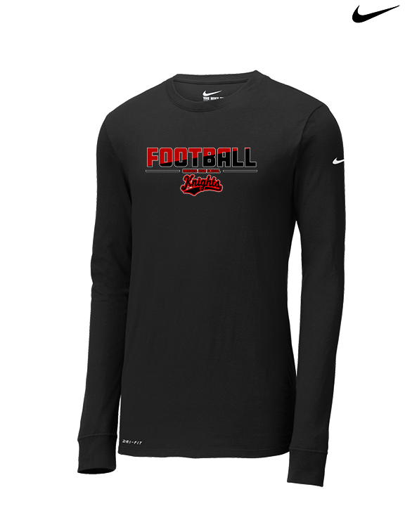 Reading HS Football Cut v2 - Mens Nike Longsleeve