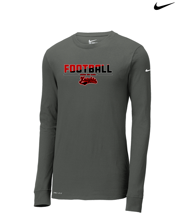 Reading HS Football Cut v2 - Mens Nike Longsleeve