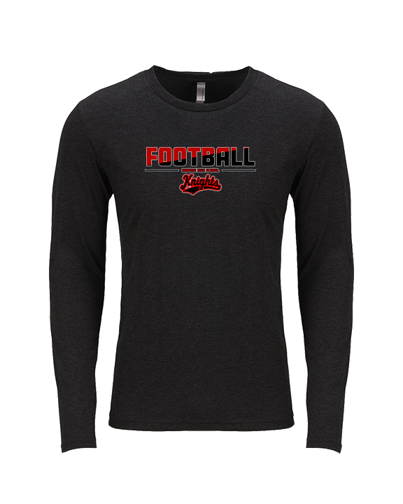 Reading HS Football Cut v2 - Tri-Blend Long Sleeve