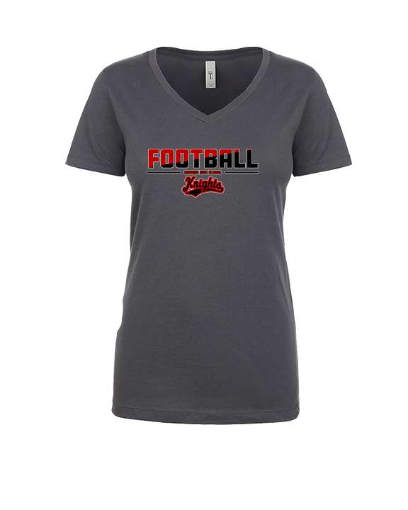 Reading HS Football Cut v2 - Womens Vneck