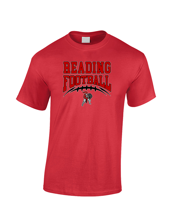 Reading HS Football School Football v2 - Cotton T-Shirt