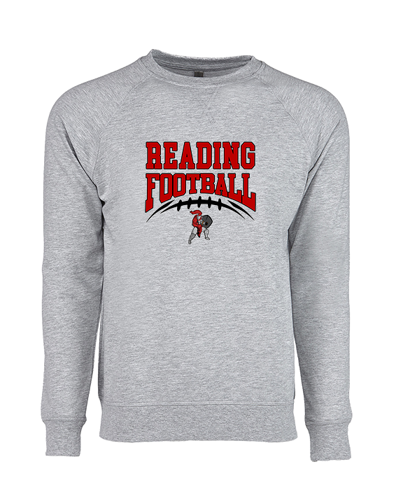 Reading HS Football School Football v2 - Crewneck Sweatshirt