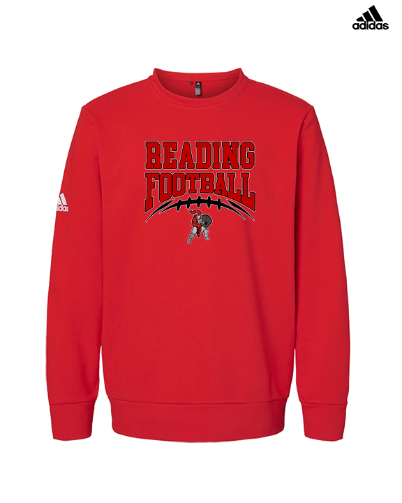 Reading HS Football School Football v2 - Mens Adidas Crewneck