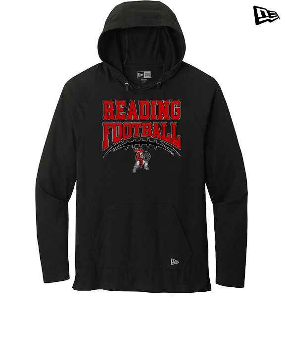 Reading HS Football School Football v2 - New Era Tri-Blend Hoodie