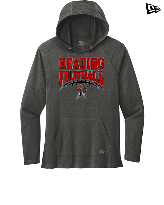 Reading HS Football School Football v2 - New Era Tri-Blend Hoodie