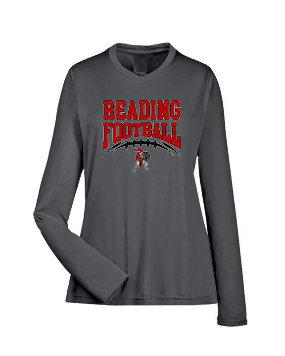 Reading HS Football School Football v2 - Womens Performance Longsleeve