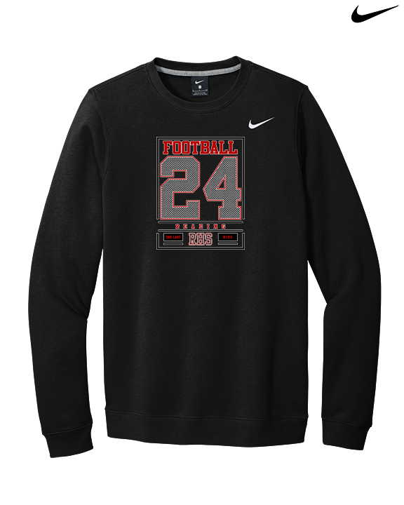 Reading HS Football Last Rider v2 - Mens Nike Crewneck