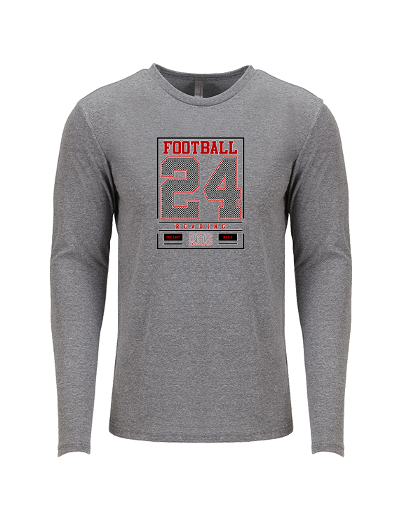 Reading HS Football Last Rider v2 - Tri-Blend Long Sleeve