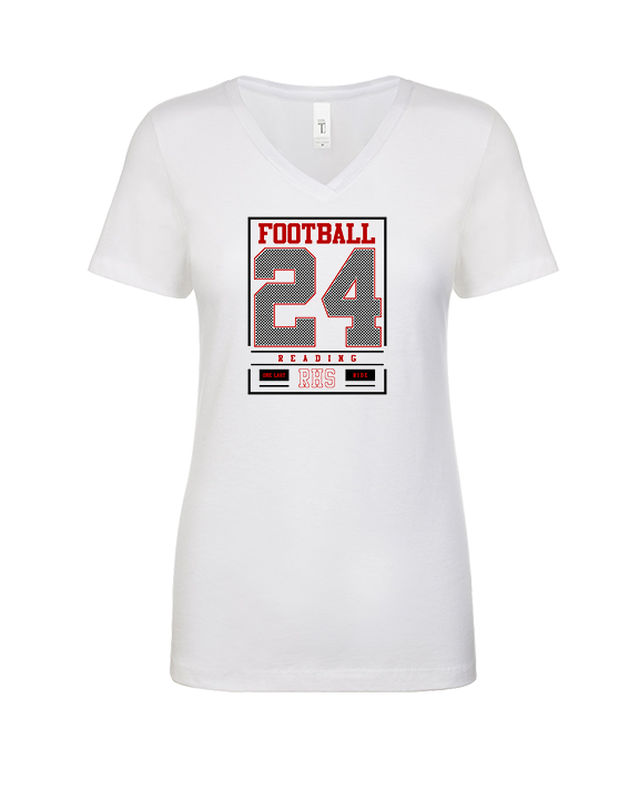 Reading HS Football Last Rider v2 - Womens Vneck