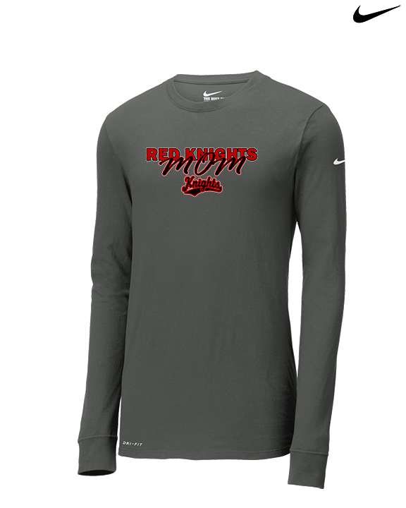 Reading HS Football Mom v2 - Mens Nike Longsleeve