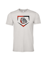 Rossville Dawgs 9U Baseball Plate - Tri-Blend Shirt