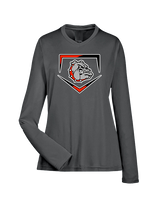 Rossville Dawgs 9U Baseball Plate - Womens Performance Longsleeve