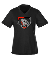 Rossville Dawgs 9U Baseball Plate - Womens Performance Shirt