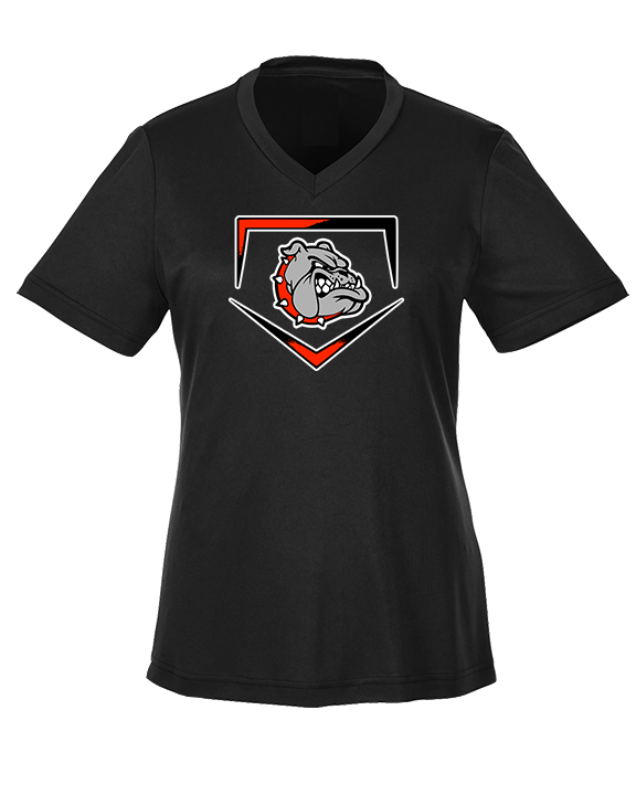 Rossville Dawgs 9U Baseball Plate - Womens Performance Shirt