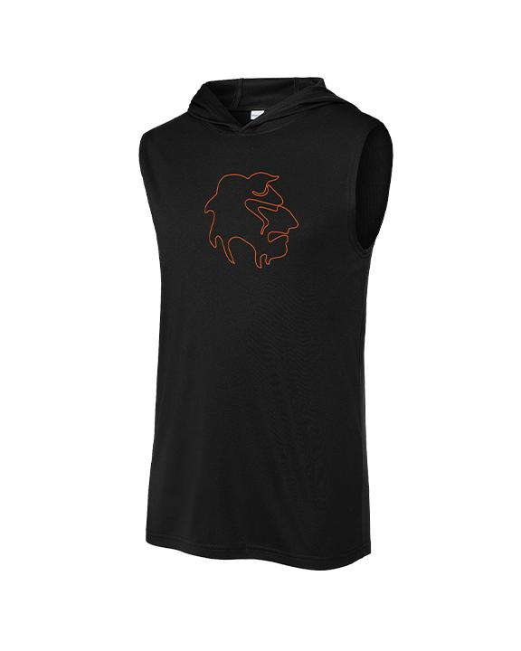 Apple Valley HS Football Devil Head - Sport-Tek Competitor Sleeveless Hoodie