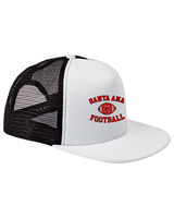 Santa Ana College Football Curve Updated - Foam Front Trucker Cap