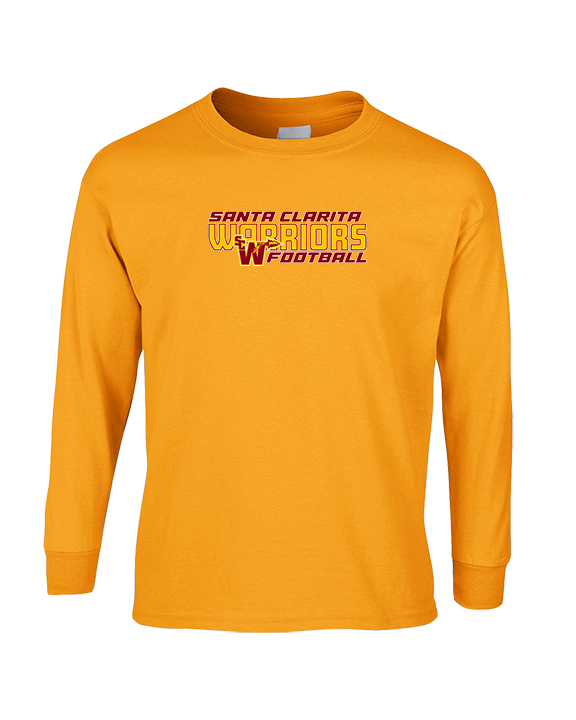 Santa Clarita Warriors Football Bold - Cotton Longsleeve