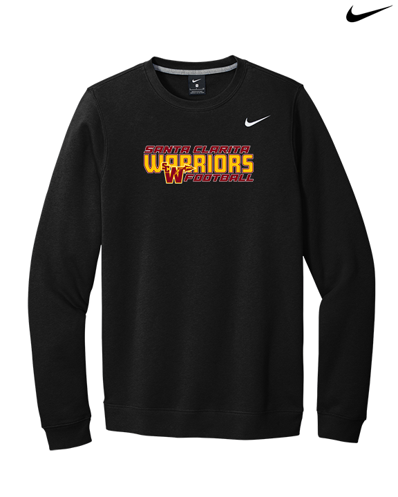 Santa Clarita Warriors Football Bold - Mens Nike Crewneck