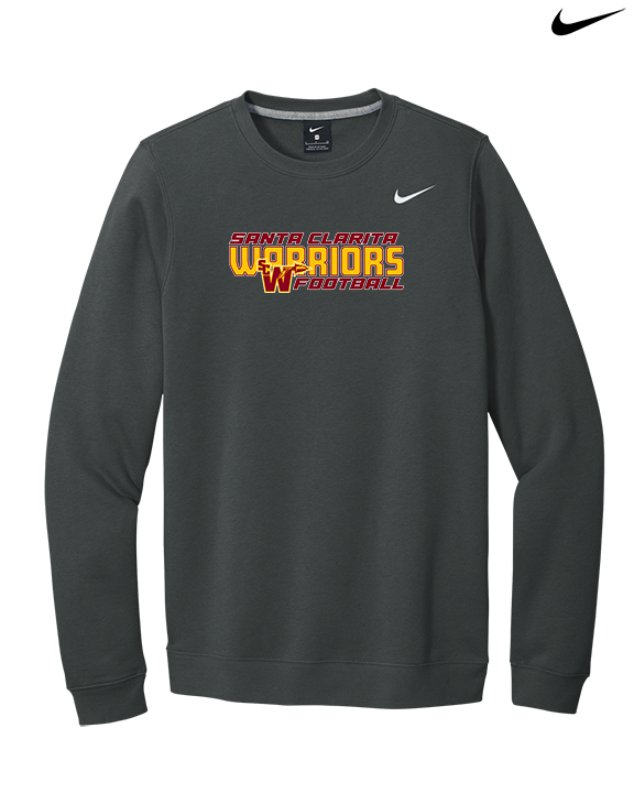 Santa Clarita Warriors Football Bold - Mens Nike Crewneck