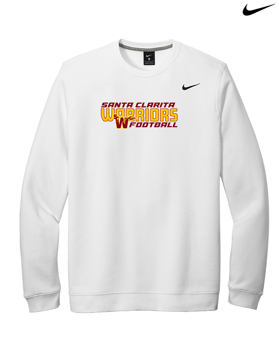 Santa Clarita Warriors Football Bold - Mens Nike Crewneck