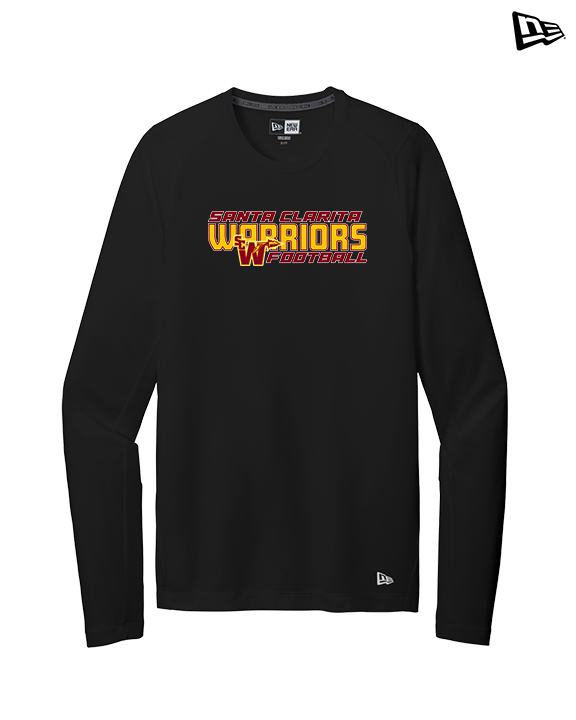 Santa Clarita Warriors Football Bold - New Era Performance Long Sleeve