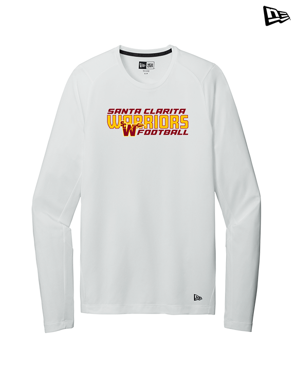 Santa Clarita Warriors Football Bold - New Era Performance Long Sleeve