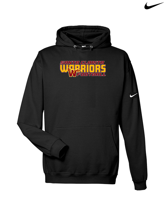 Santa Clarita Warriors Football Bold - Nike Club Fleece Hoodie