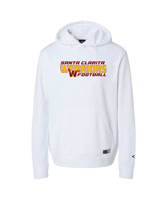 Santa Clarita Warriors Football Bold - Oakley Performance Hoodie