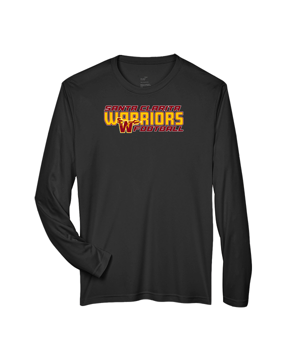 Santa Clarita Warriors Football Bold - Performance Longsleeve