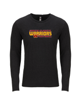 Santa Clarita Warriors Football Bold - Tri-Blend Long Sleeve