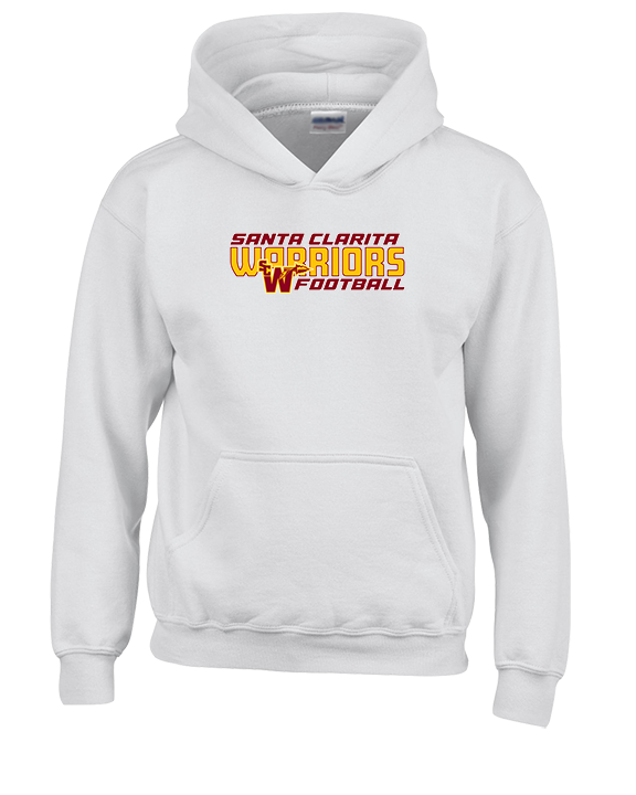 Santa Clarita Warriors Football Bold - Unisex Hoodie