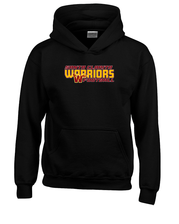 Santa Clarita Warriors Football Bold - Youth Hoodie