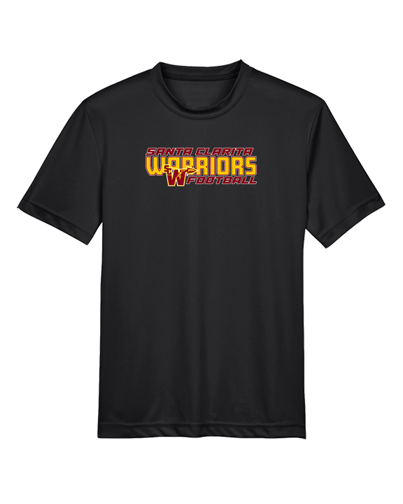 Santa Clarita Warriors Football Bold - Youth Performance Shirt