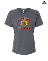 Santa Clarita Warriors Football Custom - Womens Adidas Performance Shirt