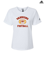 Santa Clarita Warriors Football Custom - Womens Adidas Performance Shirt