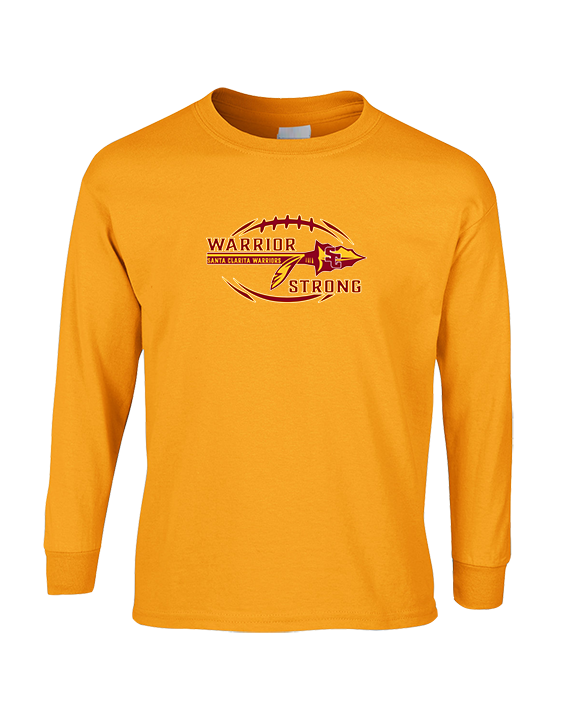 Santa Clarita Warriors Football Strong - Cotton Longsleeve