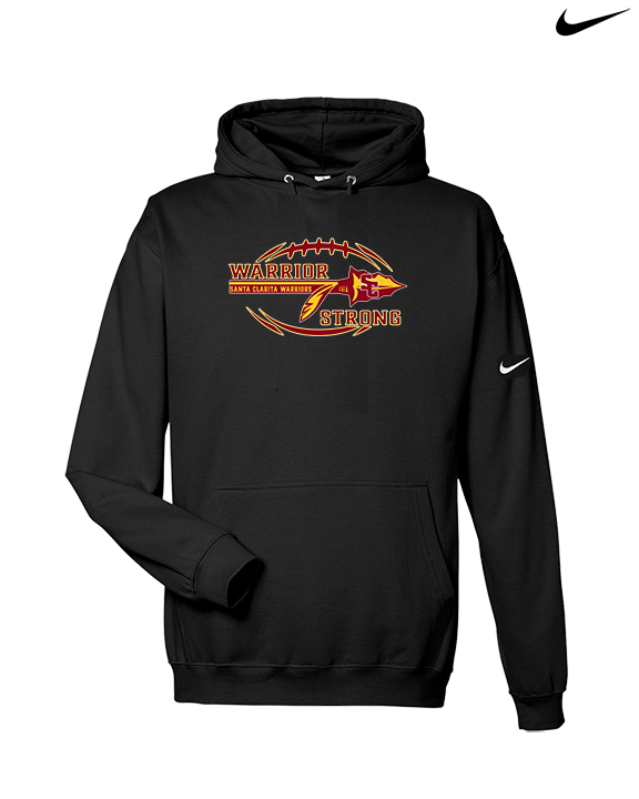 Santa Clarita Warriors Football Strong - Nike Club Fleece Hoodie