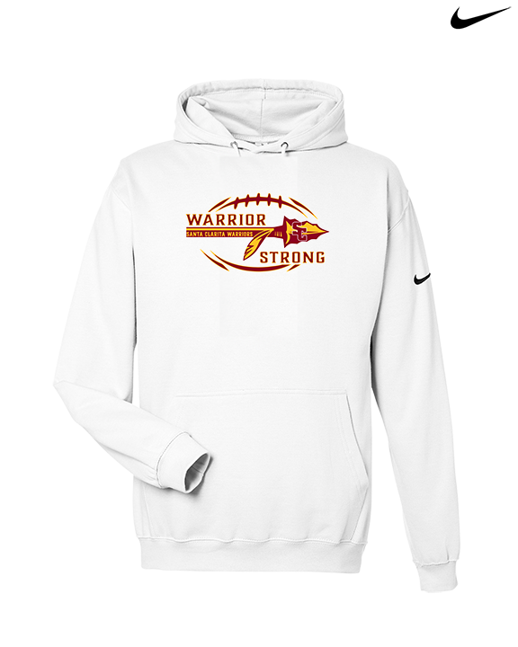 Santa Clarita Warriors Football Strong - Nike Club Fleece Hoodie