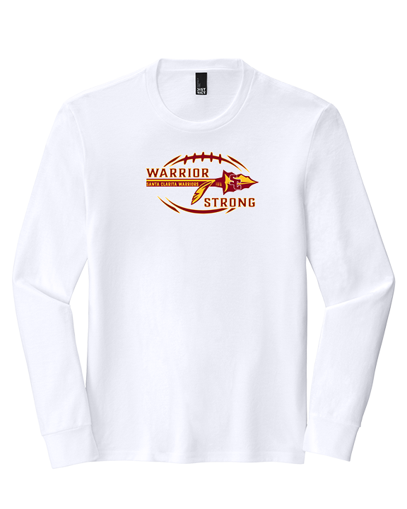 Santa Clarita Warriors Football Strong - Tri-Blend Long Sleeve