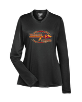 Santa Clarita Warriors Football Strong - Womens Performance Longsleeve