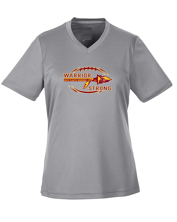 Santa Clarita Warriors Football Strong - Womens Performance Shirt