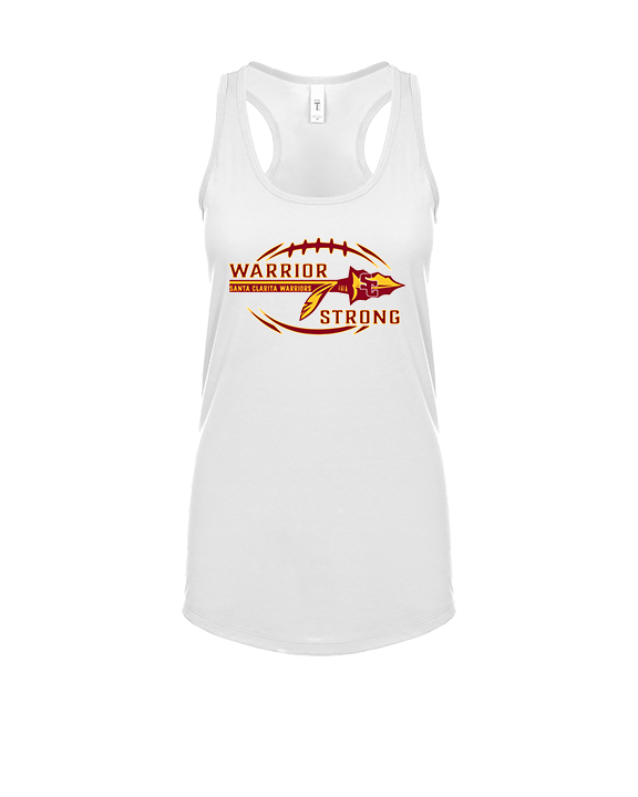 Santa Clarita Warriors Football Strong - Womens Tank Top