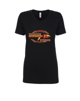 Santa Clarita Warriors Football Strong - Womens Vneck